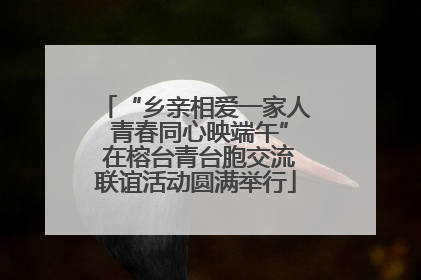 “乡亲相爱一家人 青春同心映端午” 在榕台青台胞交流联谊活动圆满举行