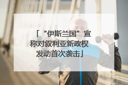 “伊斯兰国”宣称对叙利亚新政权发动首次袭击