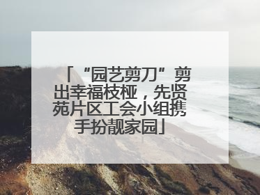 “园艺剪刀”剪出幸福枝桠，先贤苑片区工会小组携手扮靓家园
