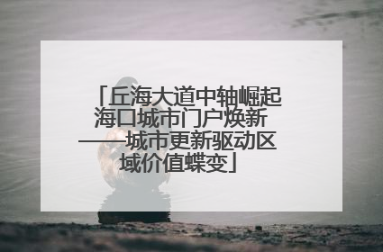 丘海大道中轴崛起 海口城市门户焕新——城市更新驱动区域价值蝶变