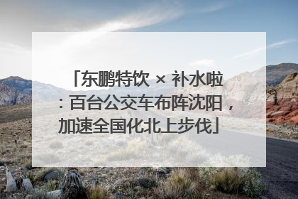 东鹏特饮 × 补水啦：百台公交车布阵沈阳，加速全国化北上步伐