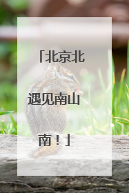 北京北遇见南山南！