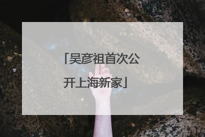 吴彦祖首次公开上海新家