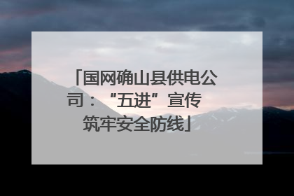国网确山县供电公司：“五进”宣传 筑牢安全防线