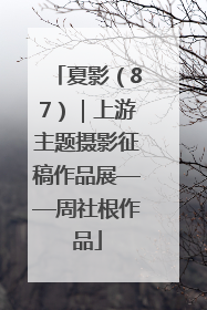 夏影（87）｜上游主题摄影征稿作品展——周社根作品