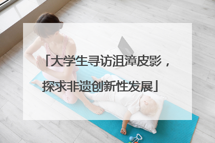 大学生寻访沮漳皮影，探求非遗创新性发展