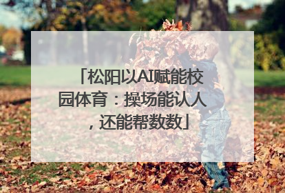 松阳以AI赋能校园体育：操场能认人，还能帮数数