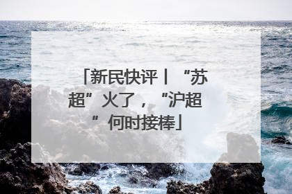 新民快评丨“苏超”火了，“沪超”何时接棒