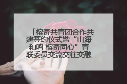 榕奇共青团合作共建签约仪式暨“山海和鸣 榕奇同心”青联委员交流交往交融活动在福州举行