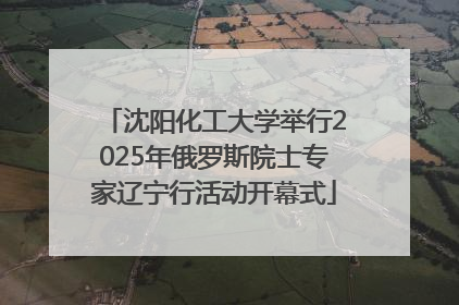 沈阳化工大学举行2025年俄罗斯院士专家辽宁行活动开幕式