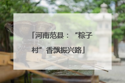 河南范县：“粽子村”香飘振兴路