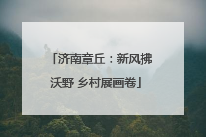 济南章丘：新风拂沃野 乡村展画卷