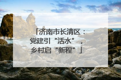 济南市长清区：党建引“活水”，乡村启“新程”