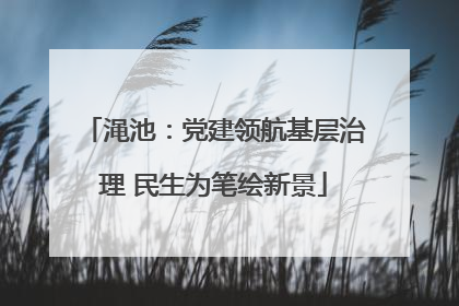 渑池：党建领航基层治理 民生为笔绘新景
