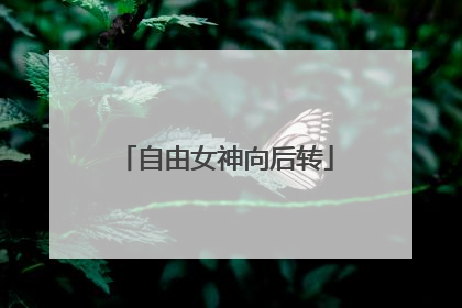 自由女神向后转