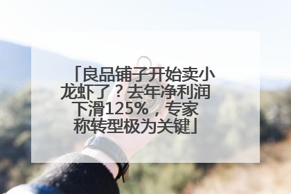 良品铺子开始卖小龙虾了？去年净利润下滑125%，专家称转型极为关键