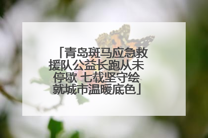 青岛斑马应急救援队公益长跑从未停歇 七载坚守绘就城市温暖底色