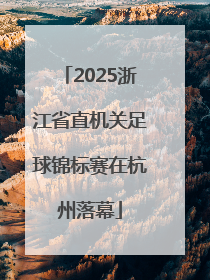2025浙江省直机关足球锦标赛在杭州落幕